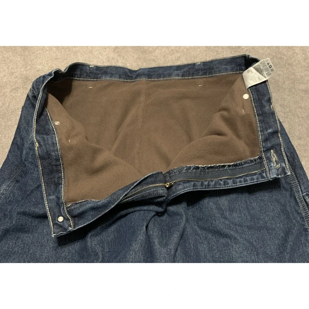 Wrangler fleece lined Carpenter Jeans men's 38x34‎ blue